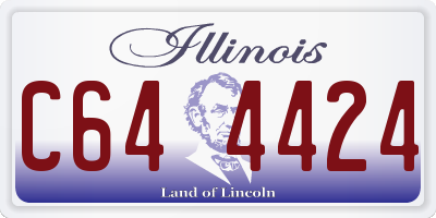 IL license plate C644424