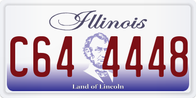 IL license plate C644448