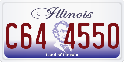 IL license plate C644550