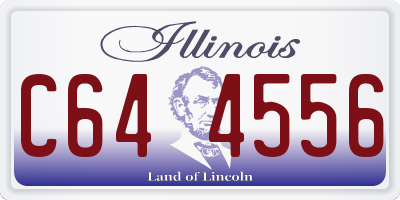 IL license plate C644556