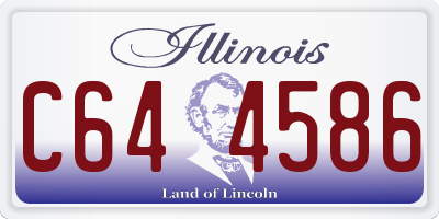 IL license plate C644586