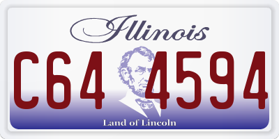 IL license plate C644594