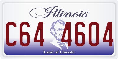IL license plate C644604