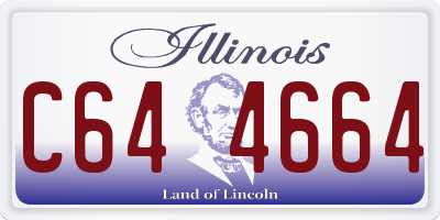 IL license plate C644664