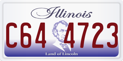 IL license plate C644723