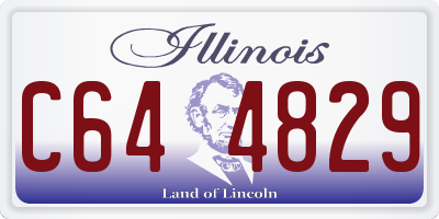 IL license plate C644829