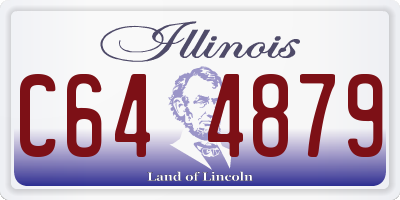 IL license plate C644879