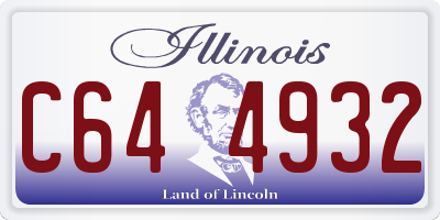 IL license plate C644932