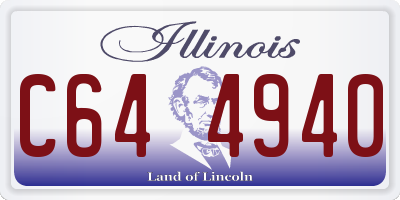 IL license plate C644940