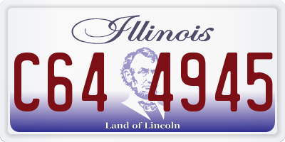 IL license plate C644945