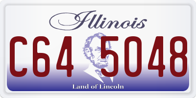 IL license plate C645048