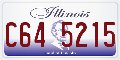 IL license plate C645215