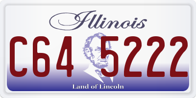 IL license plate C645222