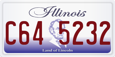 IL license plate C645232