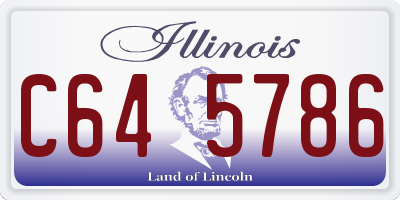 IL license plate C645786