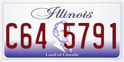 IL license plate C645791