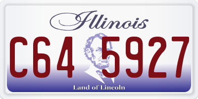 IL license plate C645927