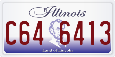 IL license plate C646413
