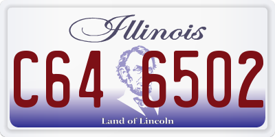 IL license plate C646502