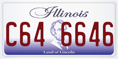 IL license plate C646646