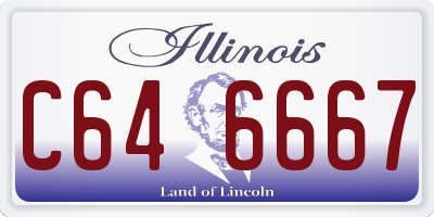 IL license plate C646667
