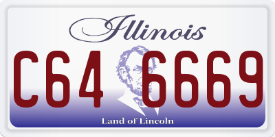 IL license plate C646669