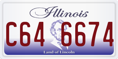 IL license plate C646674