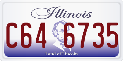 IL license plate C646735