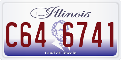 IL license plate C646741