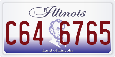 IL license plate C646765