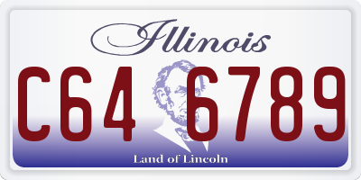 IL license plate C646789
