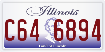IL license plate C646894