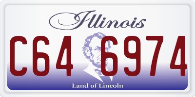 IL license plate C646974