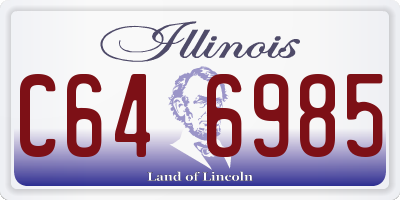 IL license plate C646985