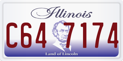 IL license plate C647174