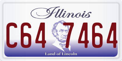 IL license plate C647464