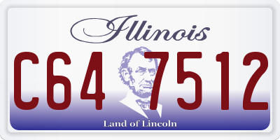 IL license plate C647512