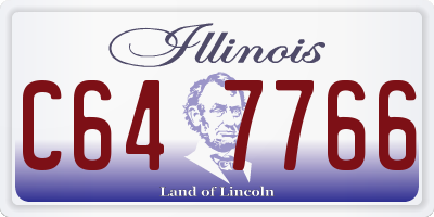 IL license plate C647766
