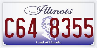 IL license plate C648355