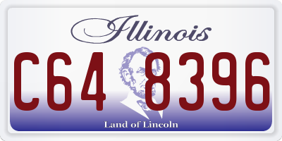 IL license plate C648396