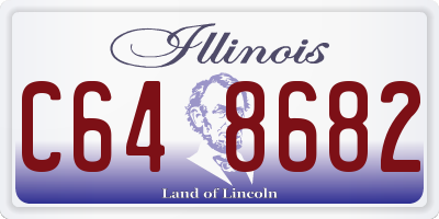 IL license plate C648682