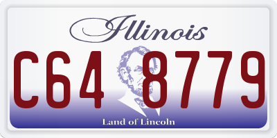 IL license plate C648779