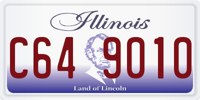 IL license plate C649010