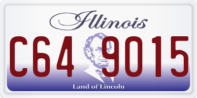IL license plate C649015