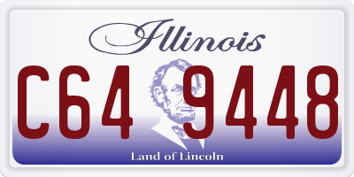 IL license plate C649448
