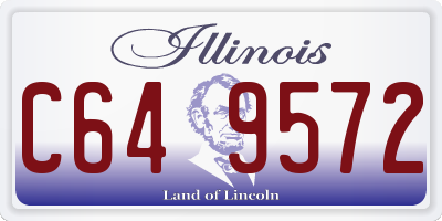 IL license plate C649572