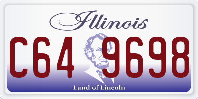 IL license plate C649698