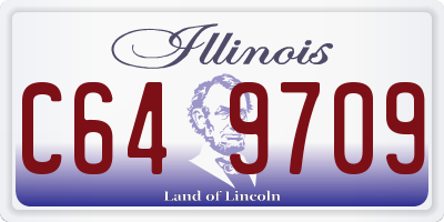 IL license plate C649709