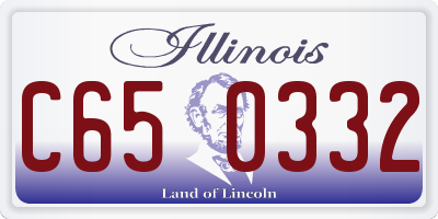 IL license plate C650332