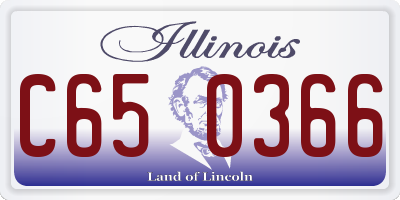 IL license plate C650366